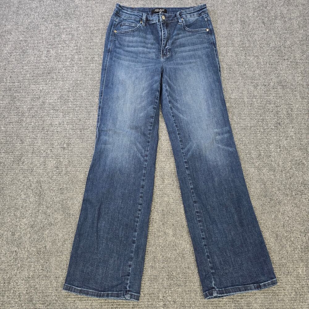 Judy Blue Jeans Womens 13/31 Blue Straight Stretch Mid Rise